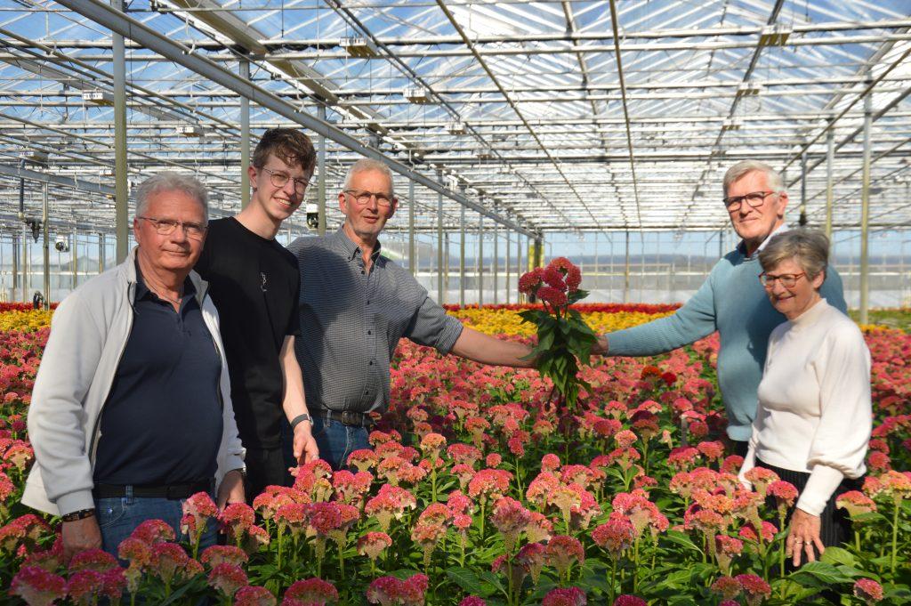 Nederlandse bloemen als vanouds met Pasen op het Sint Pietersplein, Vaticaanstad